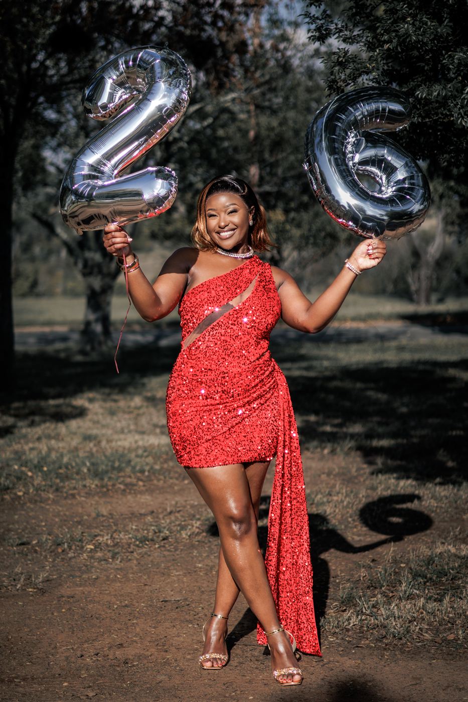 Birthday photoshoot with balloons Standerton